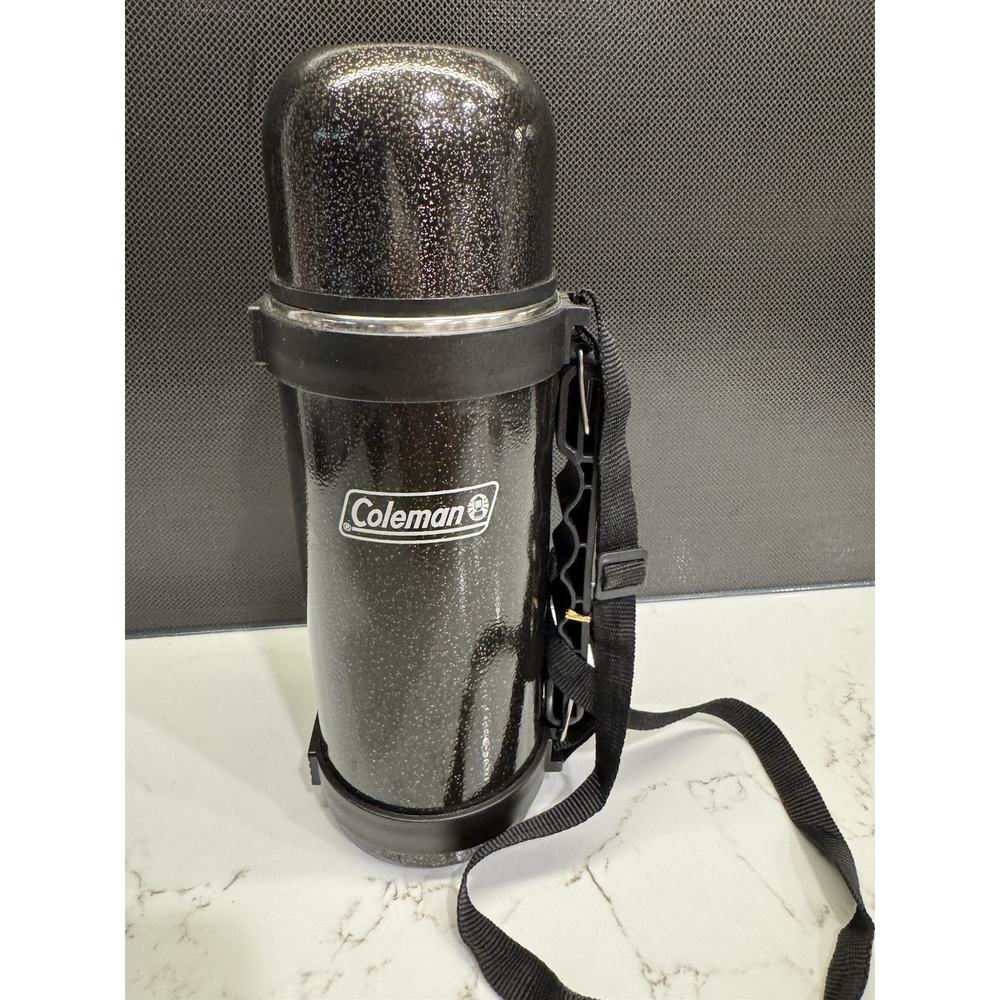 Coleman Vacuum Bottle Stainless Steel (black) 25oz Thermos With Strap NEW - Picture 2 of 8